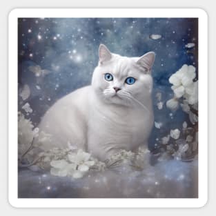 White British Shorthair Sticker